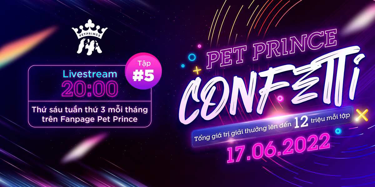 Gameshow Pet Prince Confetti