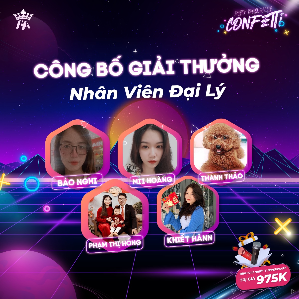 Công bố giải nhân viên Đại lý Confetti 6