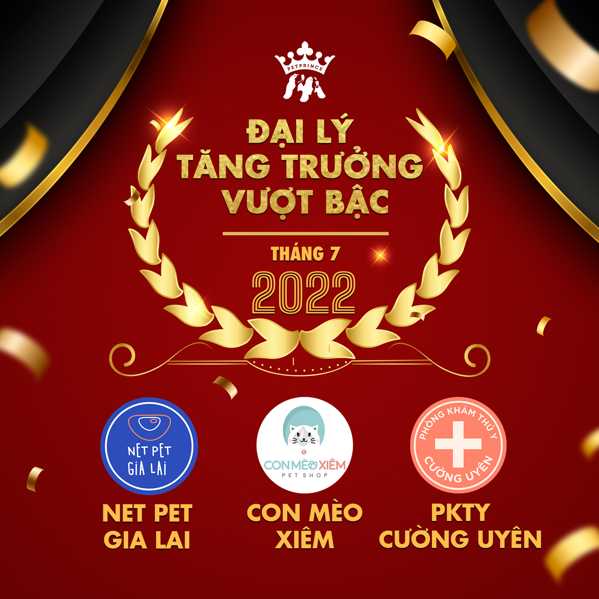 VINH DANH ĐẠI LÝ CÓ DOANH SỐ TĂNG TRƯỞNG VƯỢT BẬC THÁNG 7-2022