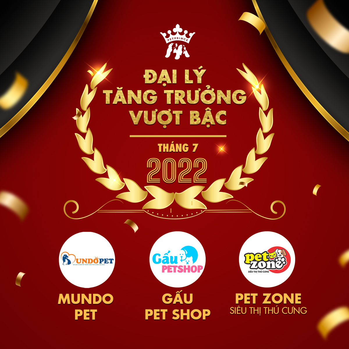 VINH DANH ĐẠI LÝ CÓ DOANH SỐ TĂNG TRƯỞNG VƯỢT BẬC THÁNG 7-2022