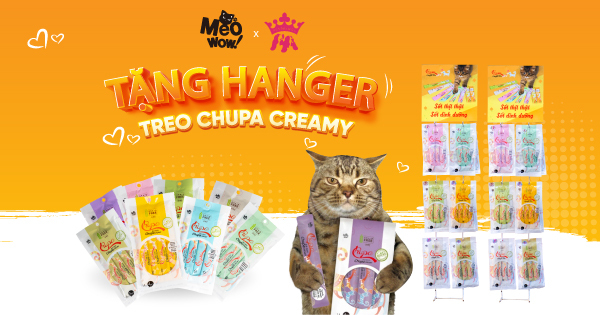 CHƯƠNG TRÌNH: "TẶNG HANGER TREO CHUPA CREAMY"