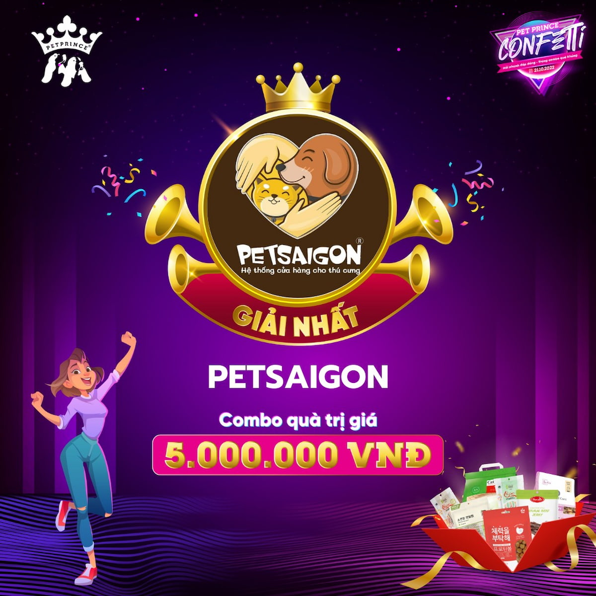 Kết quả Pet Prince Confetti