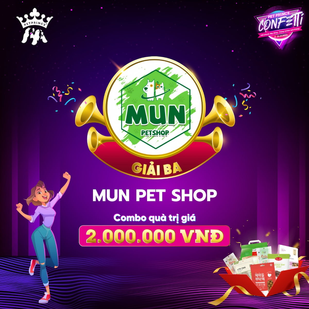 Kết quả Pet Prince Confetti