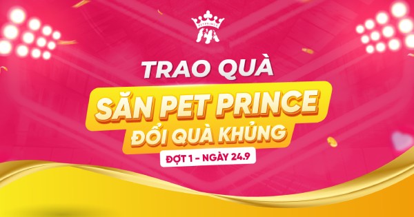 Trao quà Săn Pet Prince - Đổi Quà Khủng Đợt 2