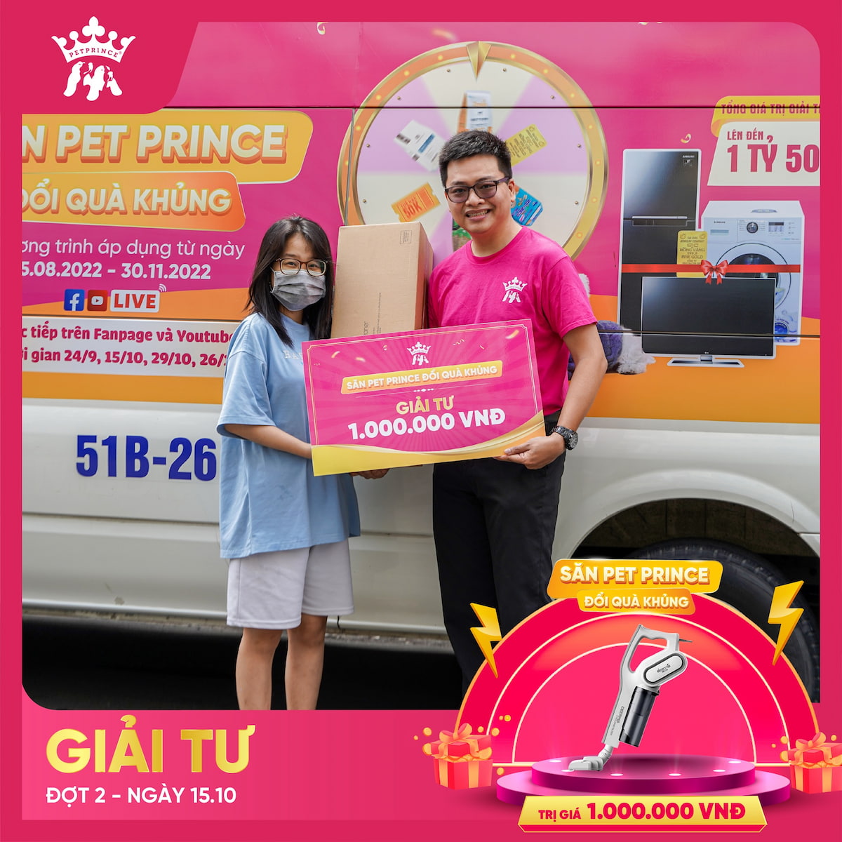 Trao quà Săn Pet Prince - Đổi Quà Khủng Đợt 1