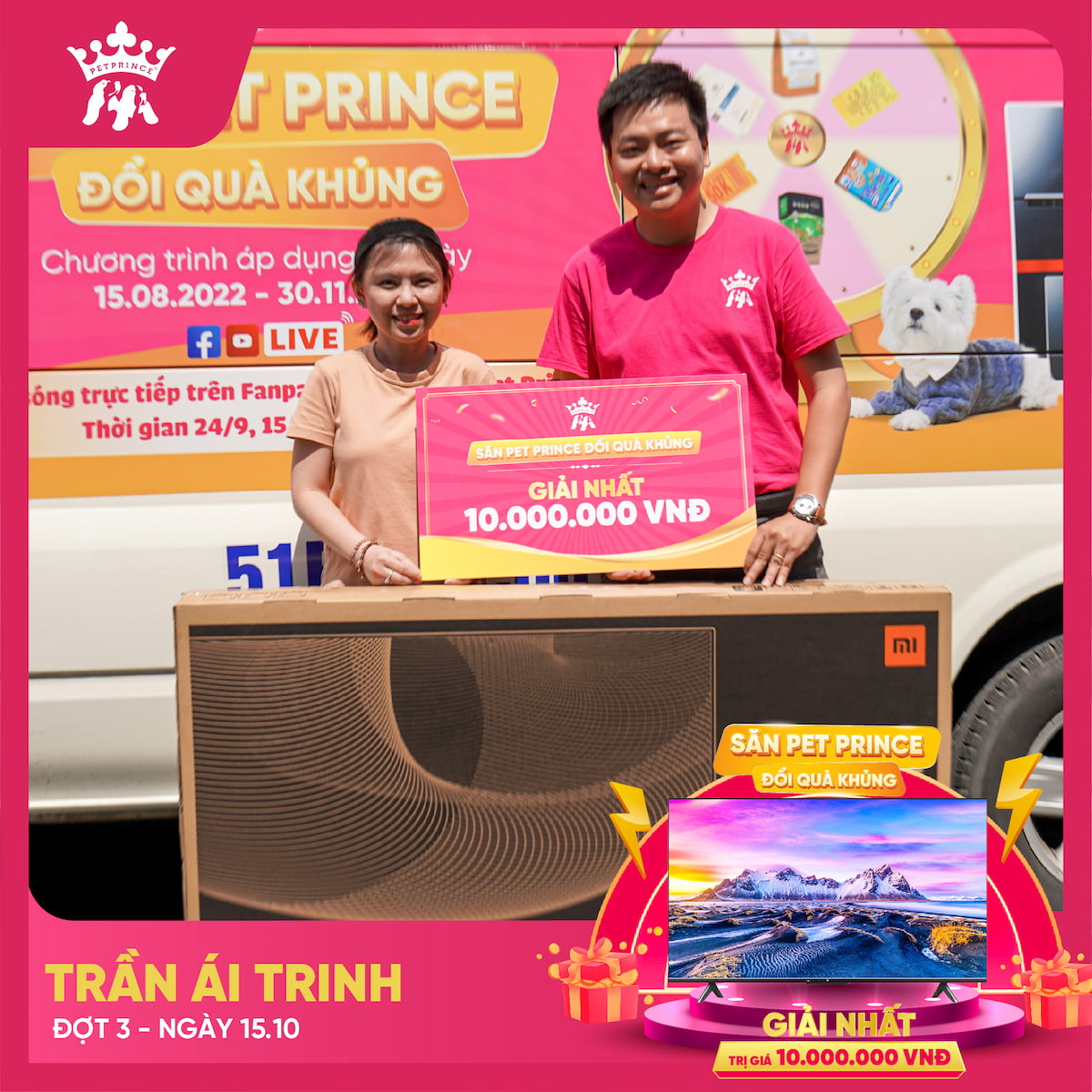 Trao quà Săn Pet Prince - Đổi Quà Khủng Đợt 3