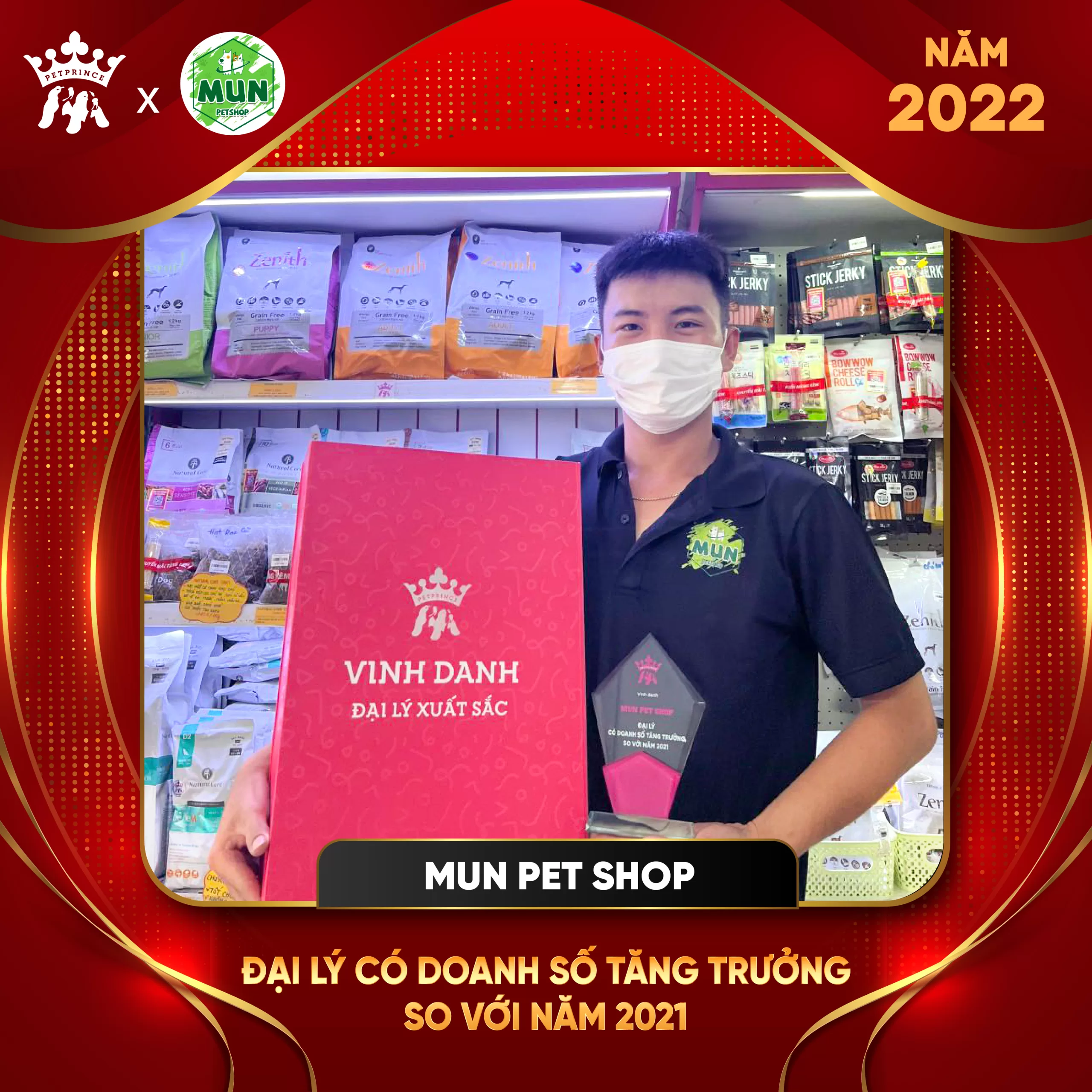 Vinh danh đại lý Mun Petshop 